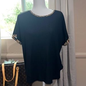 🐆 SHEIN Cheetah Knit Top 🐆